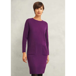 Hobbs Devora Knitted Dress with Cashmere